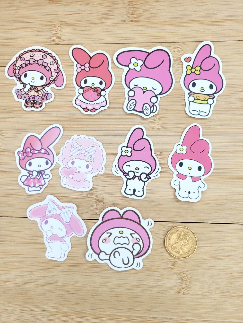 3/$20 10x Brand New My Melody Waterproof Stickers #001